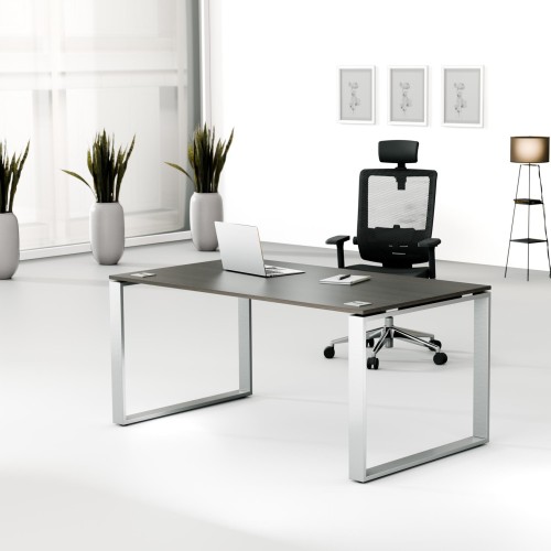 Aranżacja - Biurko MWB 1690 O | 160x90x74 | Creator, blat royal, stelaż metalik