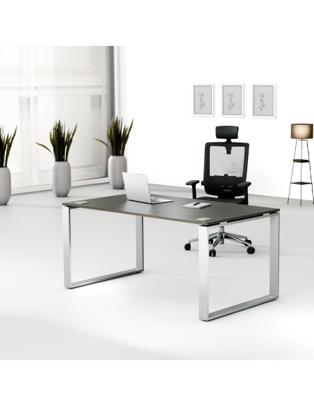 Aranżacja - Biurko MWB 1690 O | 160x90x74 | Creator, blat royal, stelaż metalik