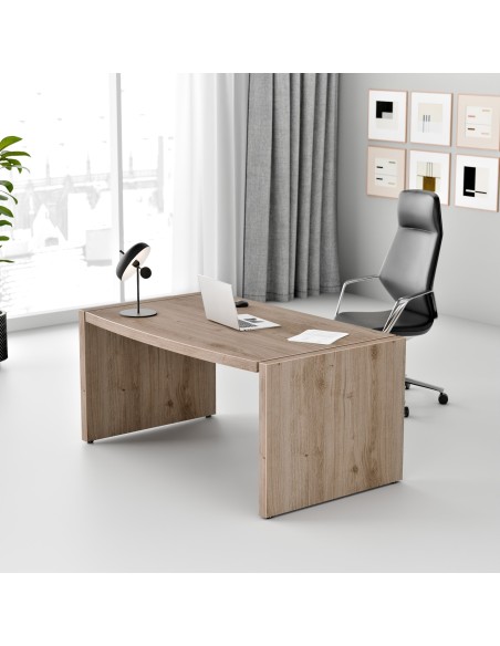 Biurko do gabinetu - MFB 1690 Z | Fundamental, kolor nobile