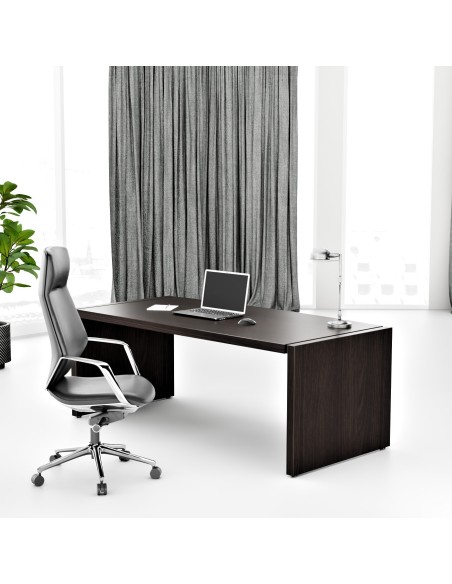 Biurko do gabinetu - MFB 2090 Z | Fundamental, kolor wenge