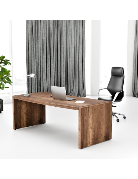 Biurko do gabinetu - MFB 2090 Z | Fundamental, kolor loft