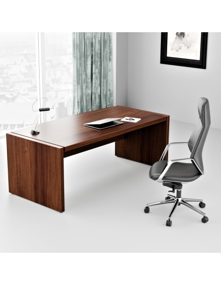 Biurko gabinetowe - MFB 2090 BZ | Fundamental. kolor orzech