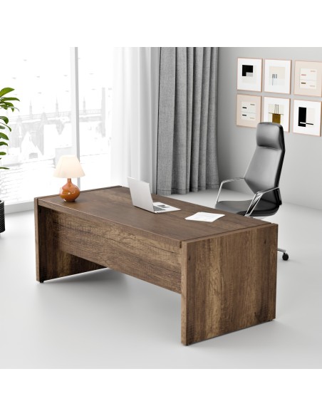 Biurko gabinetowe -  MFB 2090 B | Fundamental, kolor loft