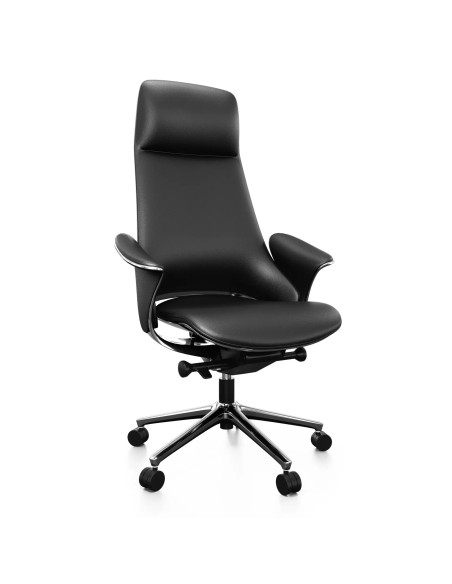 Fotel skórzany gabinetowy TOP TWO - kadr przód