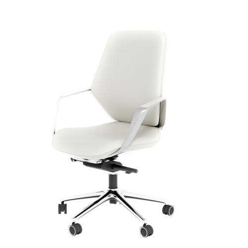 Ergonomiczny fotel biurowy skórzany | TOP ONE S