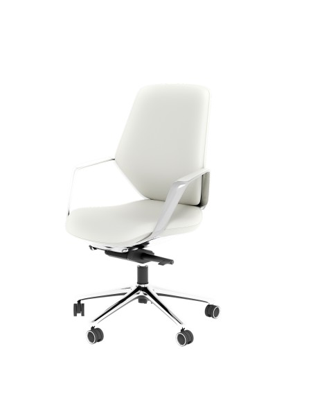 Ergonomiczny fotel biurowy skórzany | TOP ONE S