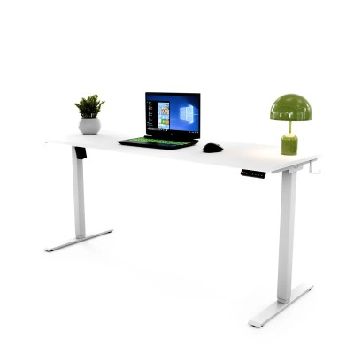Biurko HOME z elektryczną regulacją – 160x60 / 160x70 cm 