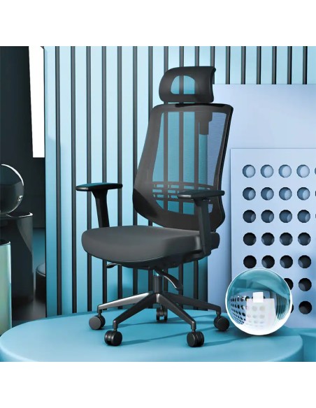 Wizualizacja abstrakcja - Krzesło ergonomiczne Pro Two