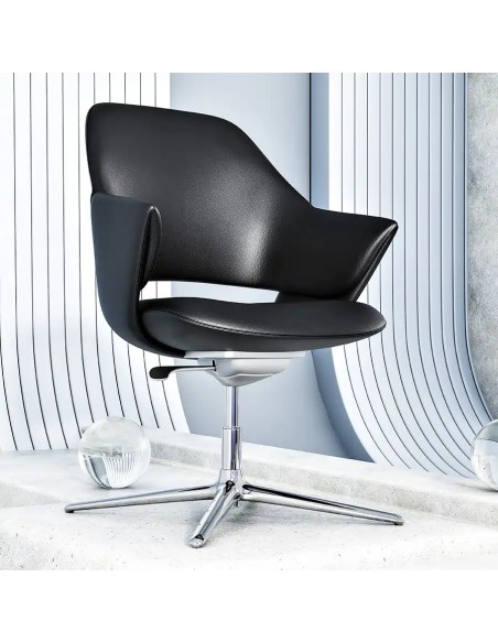 Fotel konferencyjny Conference One, przód - Abstrakcja