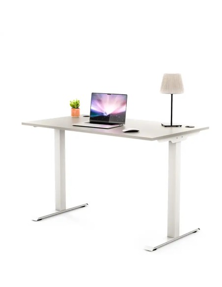 Biurko biurowe, prostokątne, na stelażu, 116 x 70 cm | MBBP 11 - EmBox + | Azco