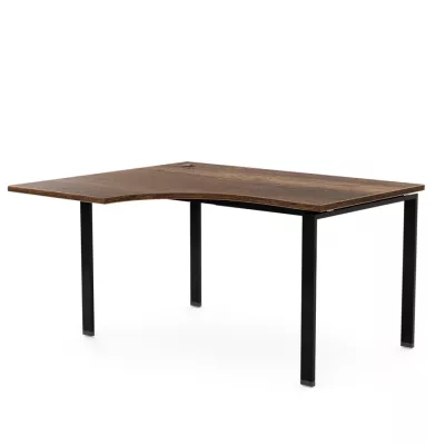 Biurko narożne z metalową nogą...