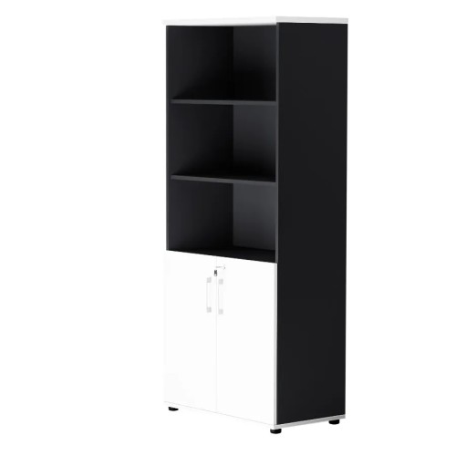 Dwudrzwiowa szafa półotwarta MP 582 5OH – nowoczesna i stylowa | Premium