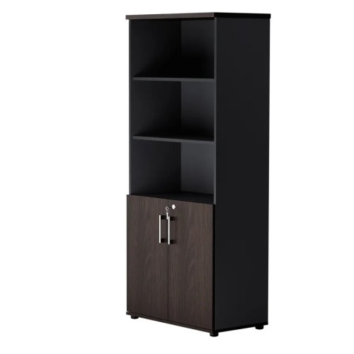 Dwudrzwiowa szafa półotwarta MP 582 5OH – nowoczesna i stylowa | Premium