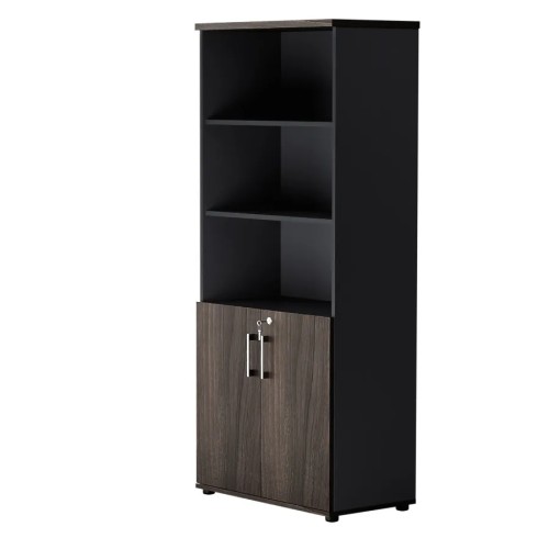 Dwudrzwiowa szafa półotwarta MP 582 5OH – nowoczesna i stylowa | Premium