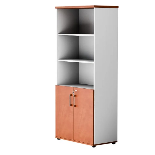 Dwudrzwiowa szafa półotwarta MP 582 5OH – nowoczesna i stylowa | Premium