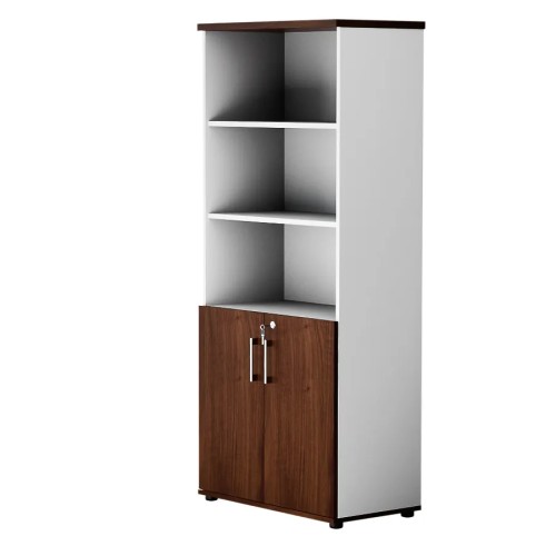 Dwudrzwiowa szafa półotwarta MP 582 5OH – nowoczesna i stylowa | Premium