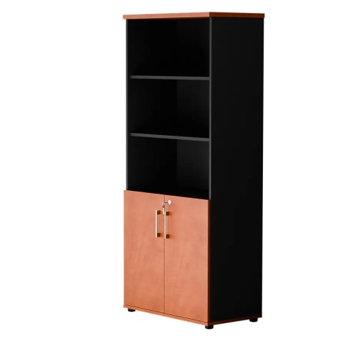 Dwudrzwiowa szafa półotwarta MP 582 5OH – nowoczesna i stylowa | Premium