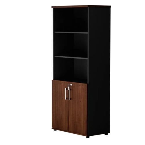 Dwudrzwiowa szafa półotwarta MP 582 5OH – nowoczesna i stylowa | Premium