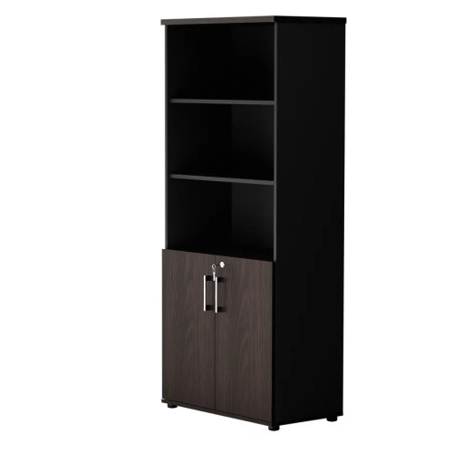 Dwudrzwiowa szafa półotwarta MP 582 5OH – nowoczesna i stylowa | Premium