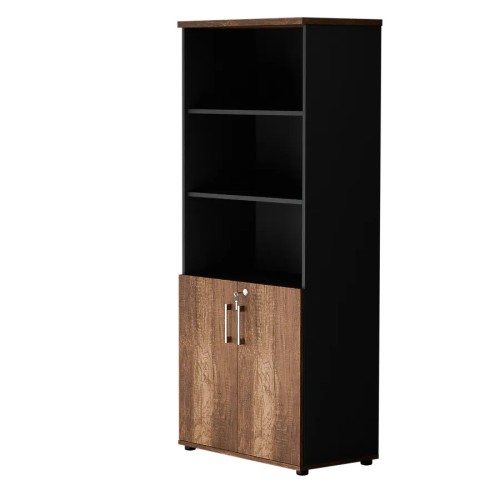 Dwudrzwiowa szafa półotwarta MP 582 5OH – nowoczesna i stylowa | Premium