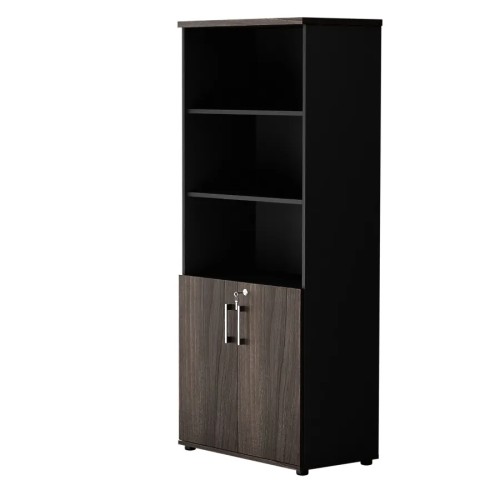 Dwudrzwiowa szafa półotwarta MP 582 5OH – nowoczesna i stylowa | Premium