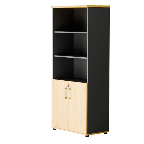 Dwudrzwiowa szafa półotwarta MP 582 5OH – nowoczesna i stylowa | Premium