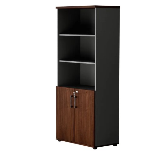 Dwudrzwiowa szafa półotwarta MP 582 5OH – nowoczesna i stylowa | Premium