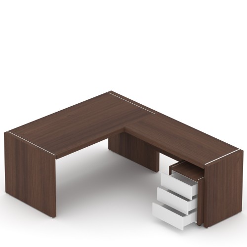 Biurko z kontenerkiem MF Z10 B Fundamental | Azco