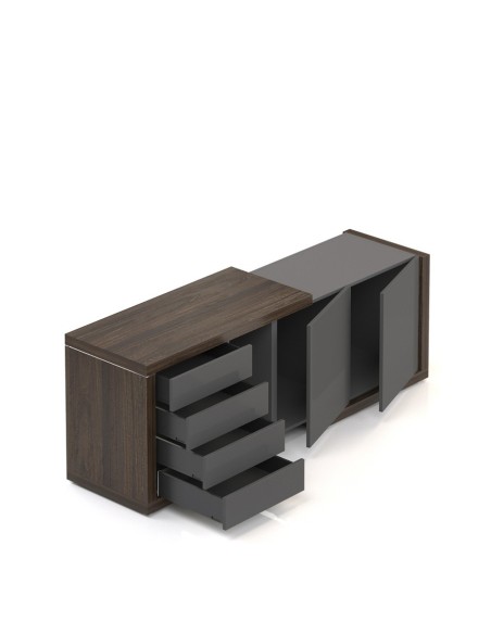 Komoda biurkowa MLKB 173 Lineart | 170 x 50 x 75 | Azco