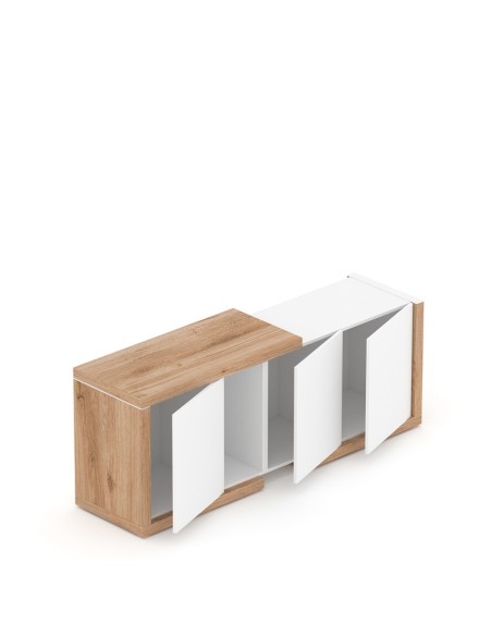 Komoda biurkowa MLKB 171 Lineart | 170 x 50 x 75 | Azco