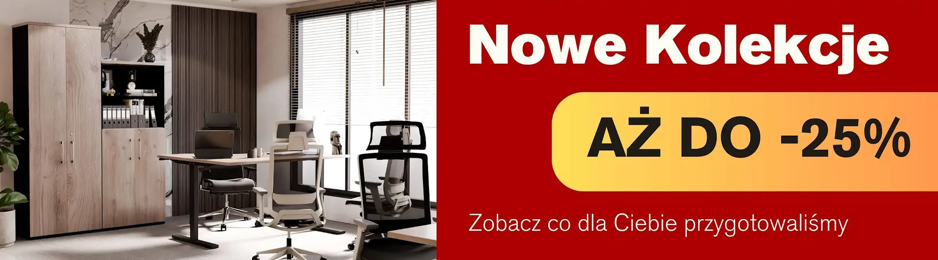 Baner rabat nowe kolekcje do 25%